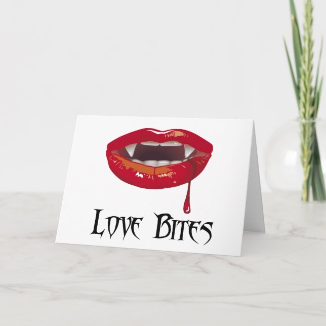 Love Bites Holiday Card (Front)