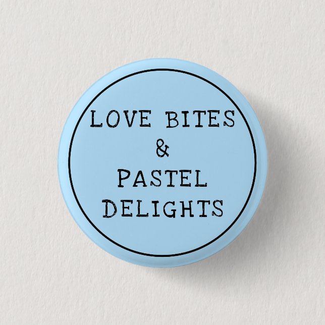 Love Bites Pastel Goth 3 Cm Round Badge (Front)