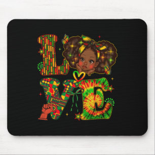 Love Black History Month African Strong Toddler Gi Mouse Pad