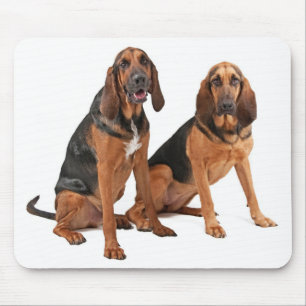 Love Bloodhound Puppy Dog Mousepad