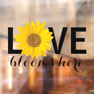 Love Blooms Here Sunflower