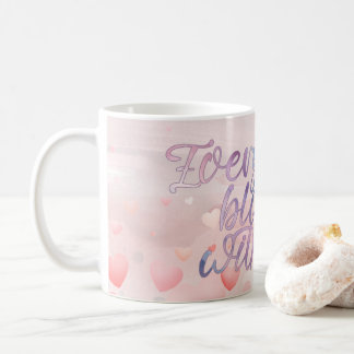 Love Blooms Pastel Heart Mug