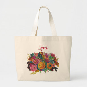 "Love Blooms" Tote Bag