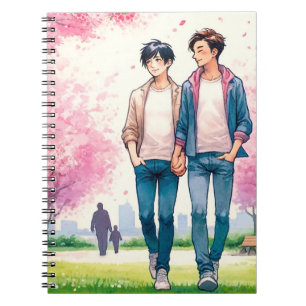 Love blossoms notebook