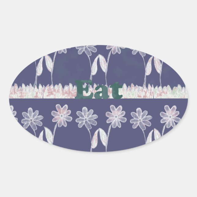 Love Blue Baby Shower colours Oval Sticker (Front)