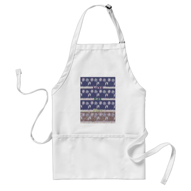 Love Blue Baby Shower colours.png Standard Apron (Front)