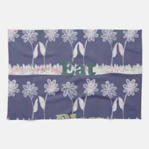 Love Blue Baby Shower colours Tea Towel