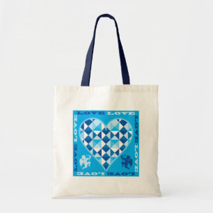 Love (Blue Diamond) Tote Bag