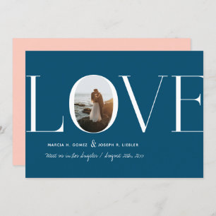Love Blue Photo Save The Date