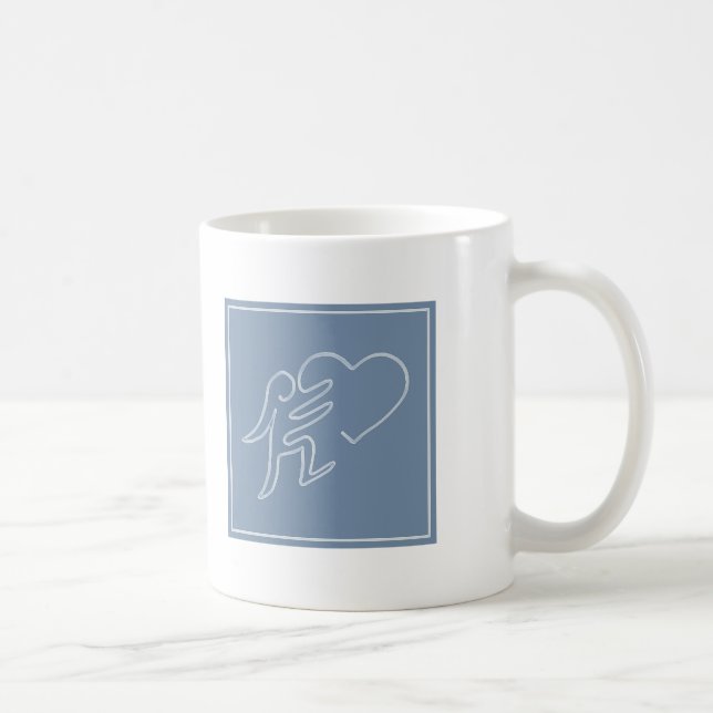 LOVE (BLUEBERRY) COFFEE MUG (Right)