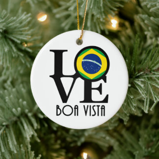 LOVE Boa Vista Ceramic Ornament