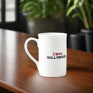 "LOVE BOLLYWOOD" INDIAN CINEMA APPRECIATION BONE CHINA MUG
