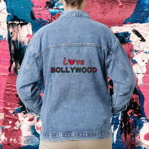 "LOVE BOLLYWOOD" INDIAN CINEMA APPRECIATION DENIM JACKET