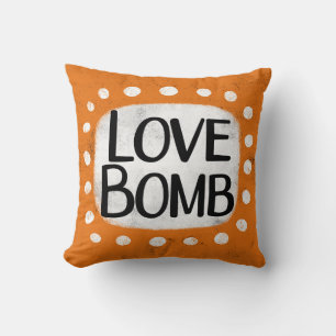 Love Bomb Throw Pillow