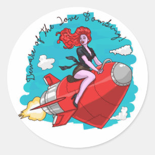 Love Bombing Classic Round Sticker