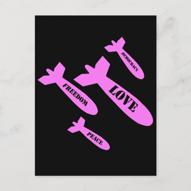 Love Bombs Postcard (Front)