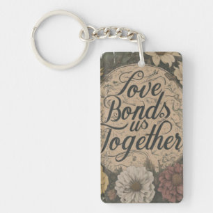 Love Bonds Us Together Key Ring