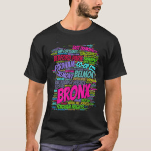 Love Boogie down Bron new york city Pride clipart T-Shirt
