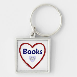 Love Books Key Ring