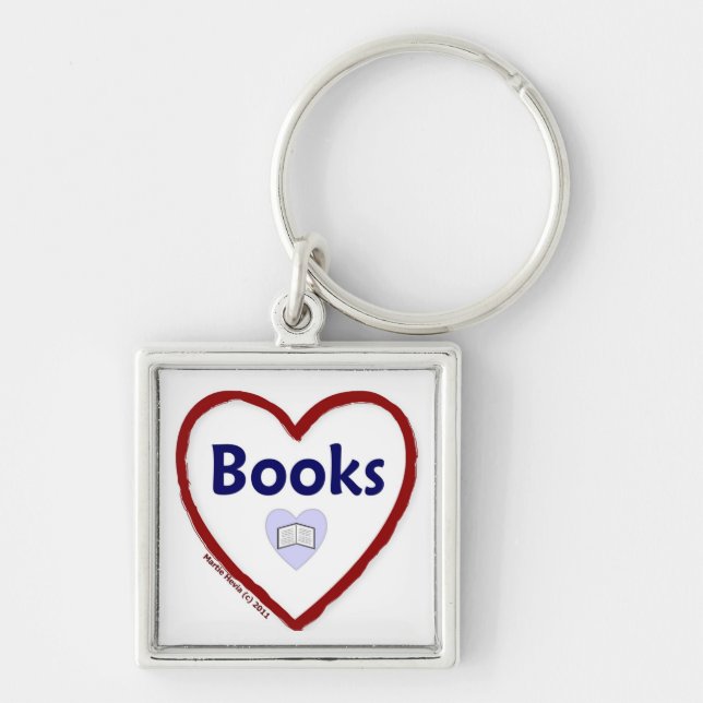 Love Books Key Ring (Front)
