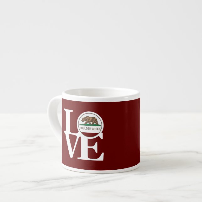 LOVE Boulder Creek Espresso Mug (Front Left)
