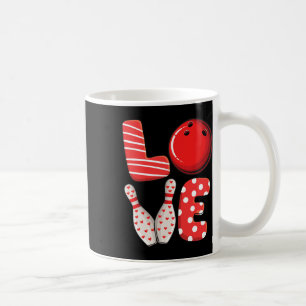 Love Bowling Byll And Pins Group Matching Valentin Coffee Mug