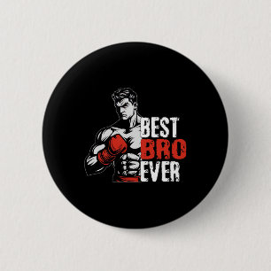Love Boxing Bro Shirt Boxing Lovers For Boxer Brot 6 Cm Round Badge