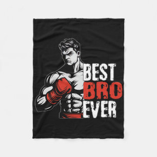 Love Boxing Bro Shirt Boxing Lovers For Boxer Brot Fleece Blanket