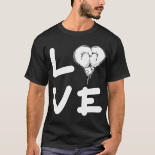 Love Boxing Gloves Boxing Fighter Punch T-Shirt
