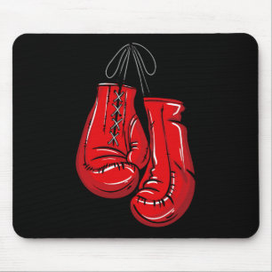 Love Boxing Gloves Illustration Gifts Boxer Gift Mouse Pad