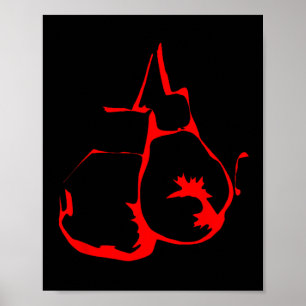 Love Boxing Men Shirt Boxing Lovers For Women  Poster