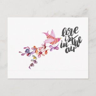 Love Branch Bird Postcard