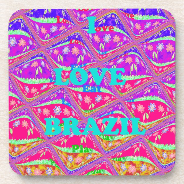 Love  Brazil.png Coaster (Front)