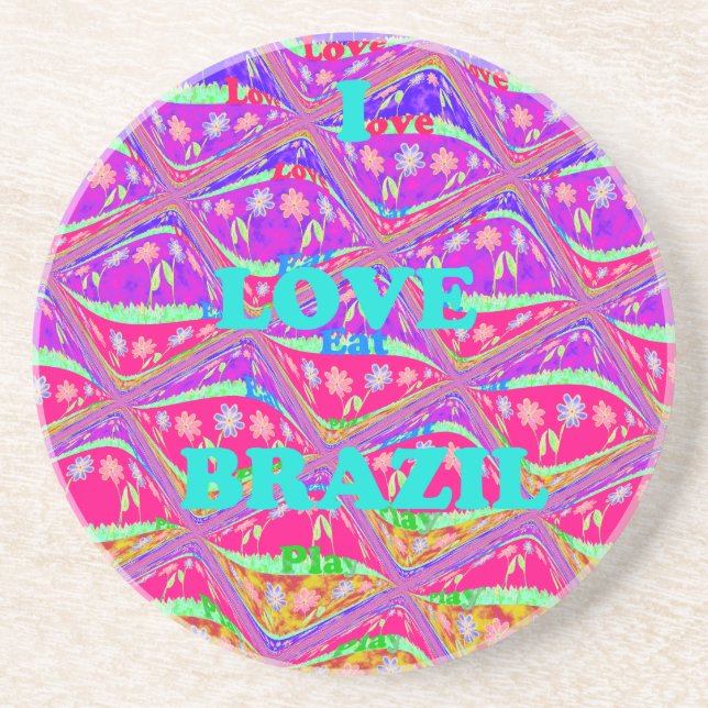 Love  Brazil.png Coaster (Front)