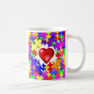 Love Breaks Thru Autism Coffee Mug