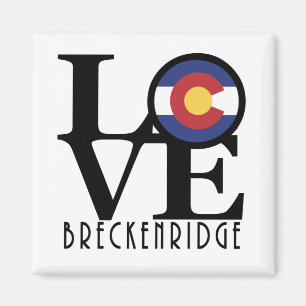 LOVE Breckenridge CO Magnet