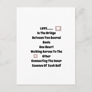 Love Bridge Postcard