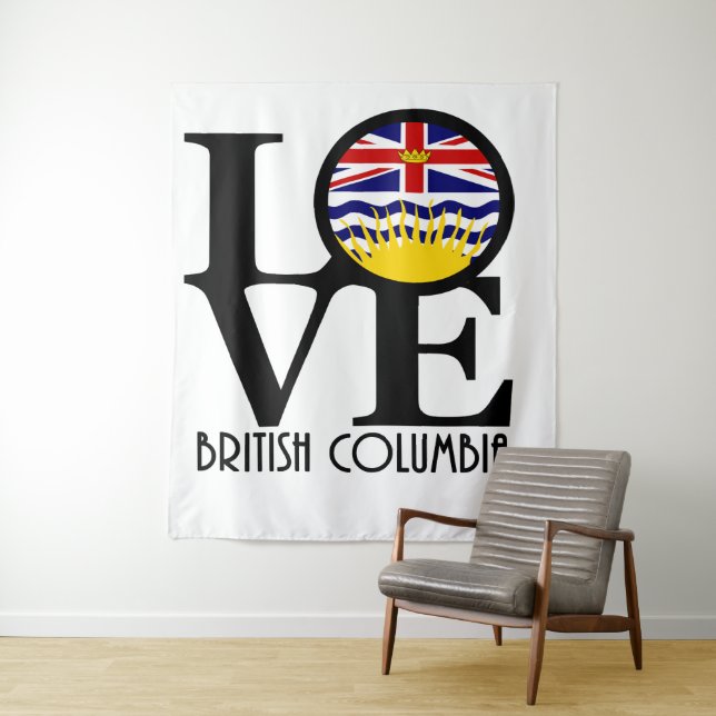 LOVE British Columbia Tapestry (In Situ)