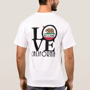 LOVE Brookdale California (back print) T-Shirt