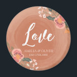 Love Brown Wood and Floral Rustic Wedding Magnet<br><div class="desc">This rustic Wedding Love round magnet features lovely floral against a brown wood pattern background. These Wedding magnets are a great way for guests to remember your special date. Check out other matching rustic wedding items including invitations here http://www.zazzle.com/collections/brown_wood_rustic_floral_wedding_collection-119146535042869019?rf=238364477188679314 Personalise it with your details by replacing the placeholder text. For...</div>