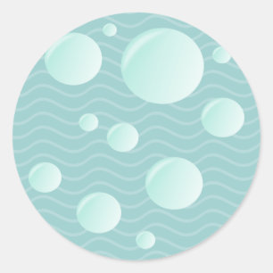 love bubble bubbles classic round sticker