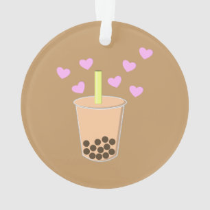 Love Bubble Tea Ornament