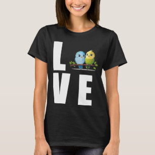 Love Budgie Mum Budgerigar Parakeet Bird 10 T-Shirt