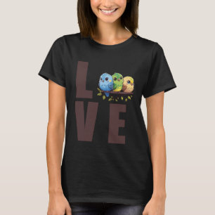 Love Budgie Mum Budgerigar Parakeet Bird 23 T-Shirt