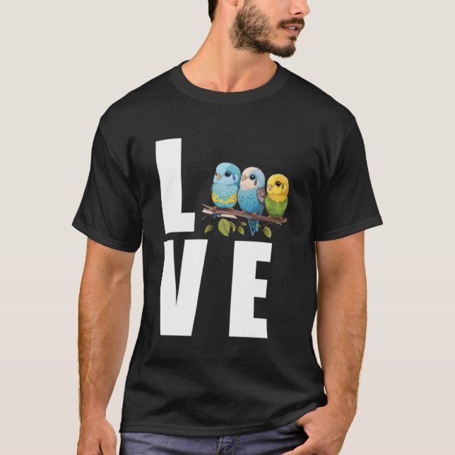 Love Budgie Mum Budgerigar Parakeet Bird Pullover  (Front)