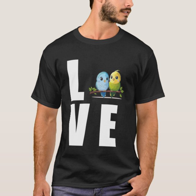 Love Budgie Mum Budgerigar Parakeet Bird Pullover  (Front)