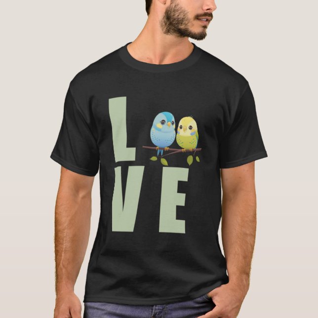 Love Budgie Mum Budgerigar Parakeet Bird Pullover  (Front)