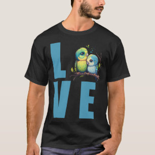 Love Budgie Mum Budgerigar Parakeet Bird Pullover 