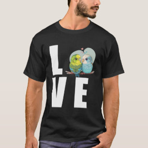 Love Budgie Mum Budgerigar Parakeet Bird T-Shirt
