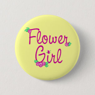 Love Buds/ Wedding 6 Cm Round Badge